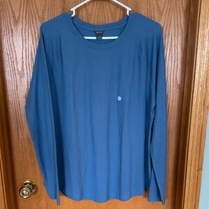 Eddie Bauer Women’s Harbor Blue Long Sleeve Thermal Shirt